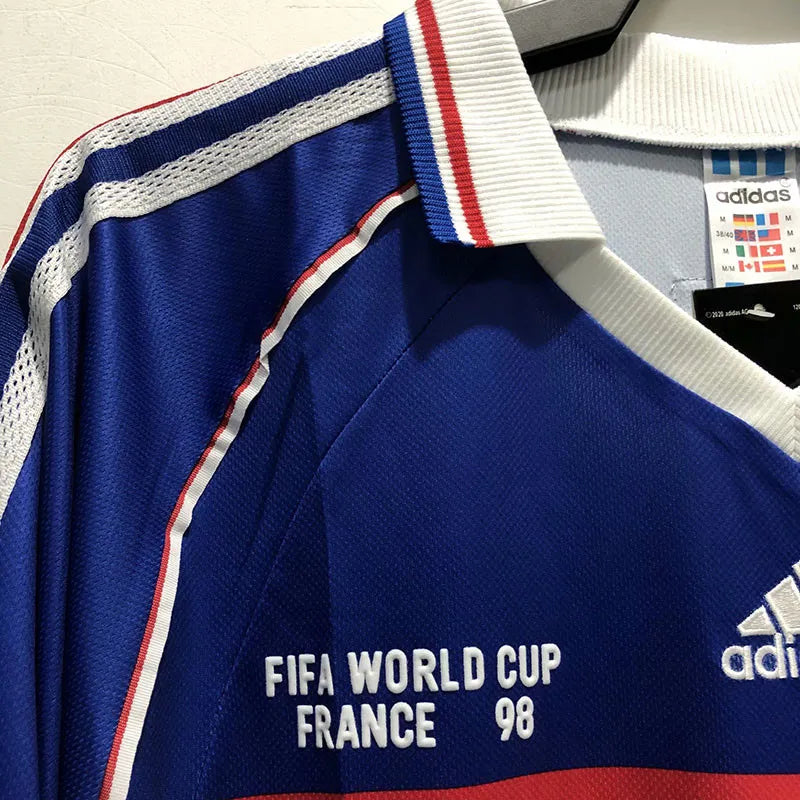 France 1998 Home Jersey Long Sleeve