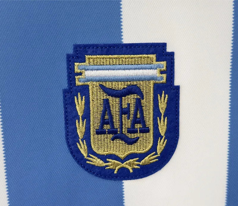 Argentina 1986 Home Retro Soccer Jersey