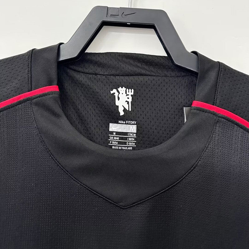 Man United 2007-2008 Away Black Jersey
