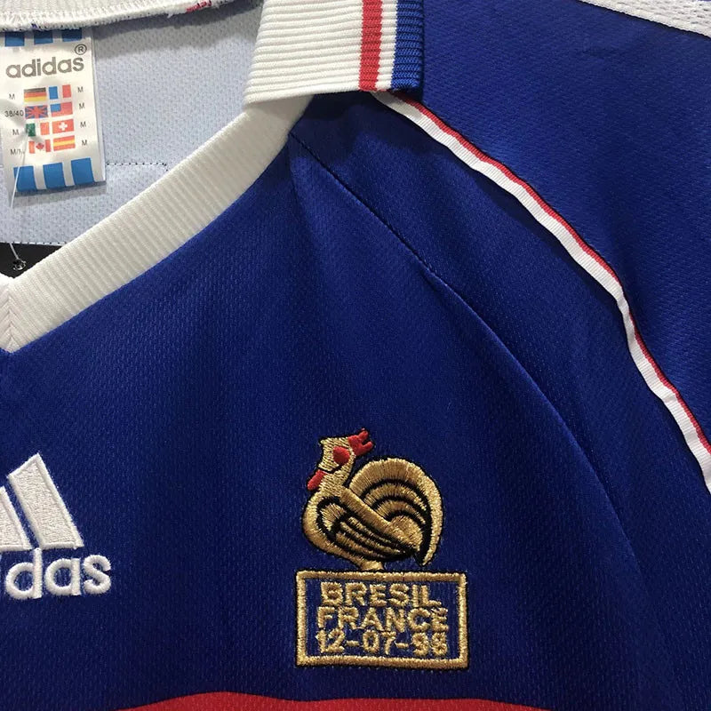 France 1998 Home Jersey Short Sleeve