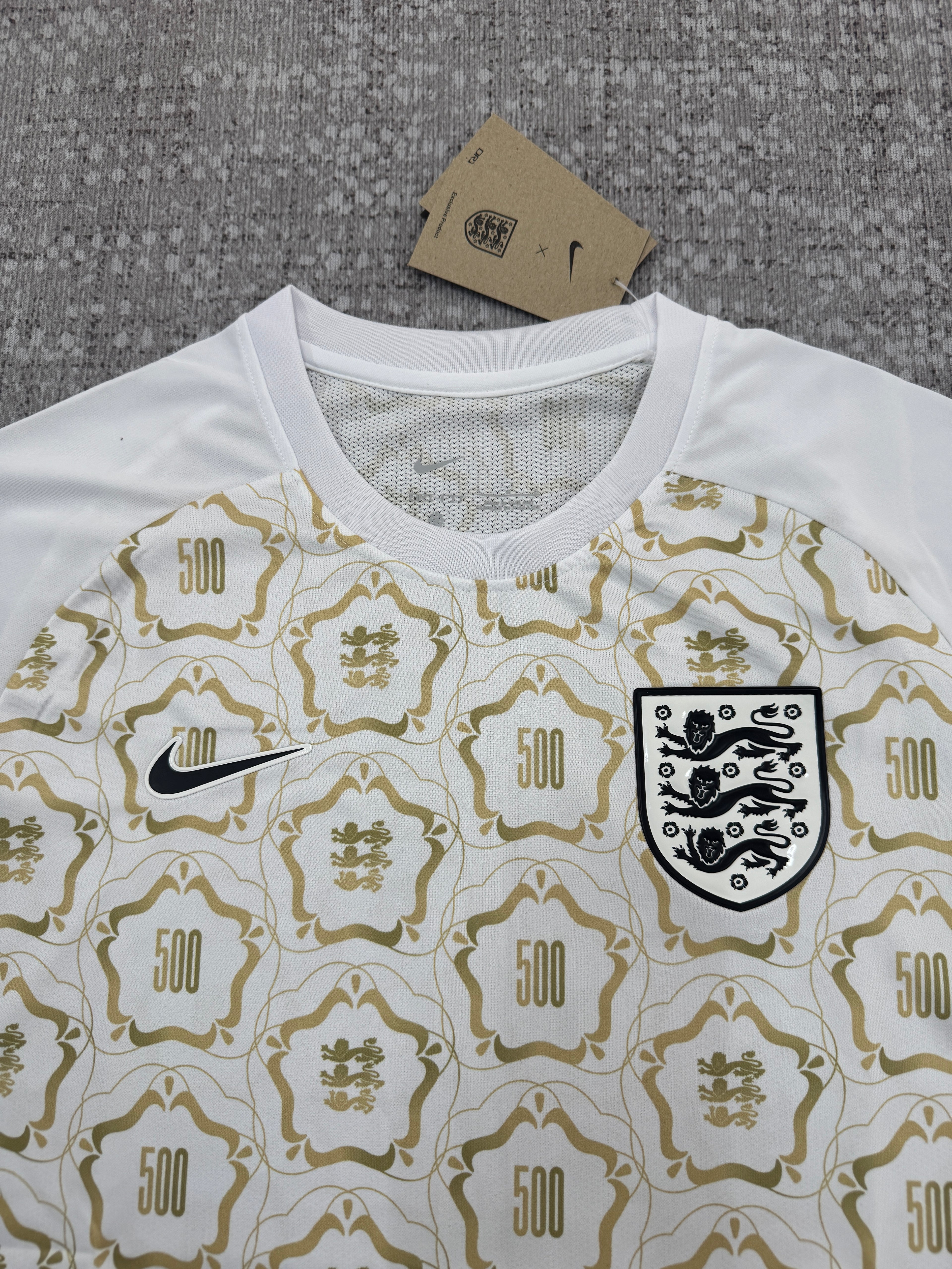England 500 White Limited Edition Jersey