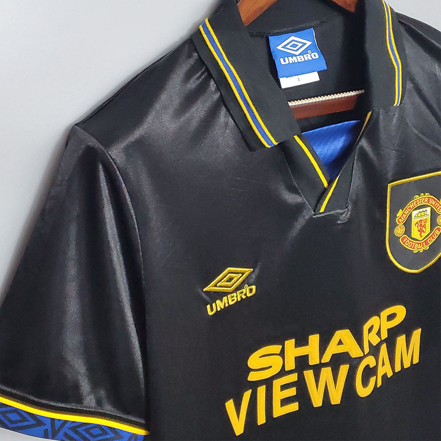 Man United 1993-1994 Away Black Jersey
