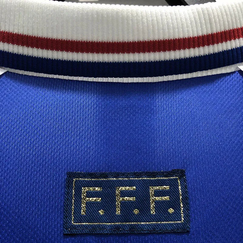France 1998 Home Jersey Long Sleeve