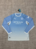 Man City Home 26/27 Home Jersey Long Sleeve