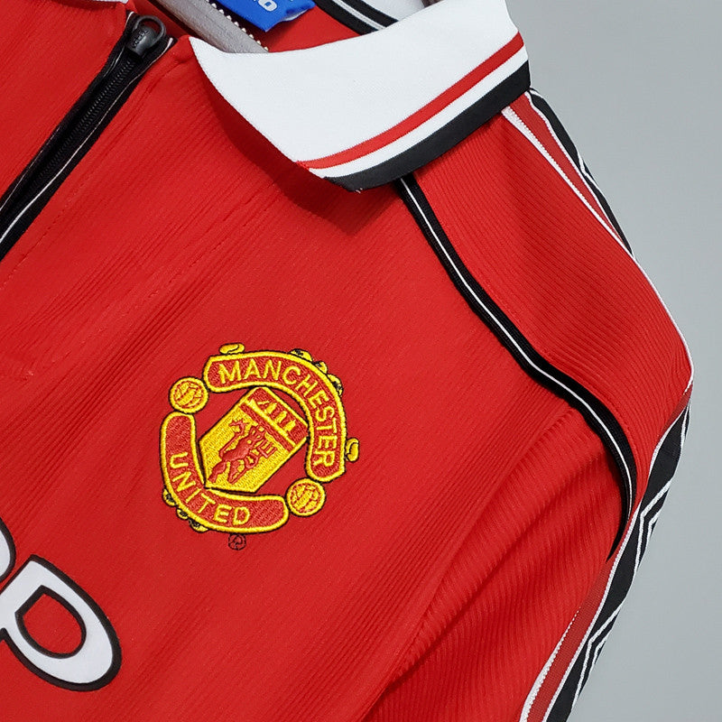 Man United 1998-1999 Home Long Sleeve Jersey
