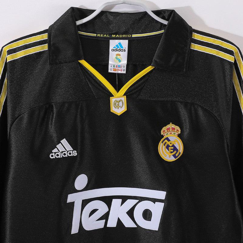 Real Madrid 2000-2001 Away Jersey Long Sleeve