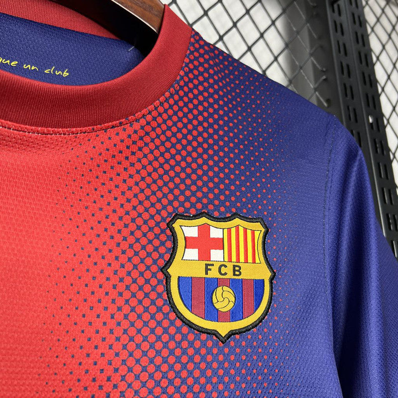 Barcelona 12/13 Home Champions Retro Soccer Jersey