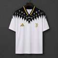 26/27 Juventus White with Black Geometric Pattern 1994 Vintage Remake Jersey
