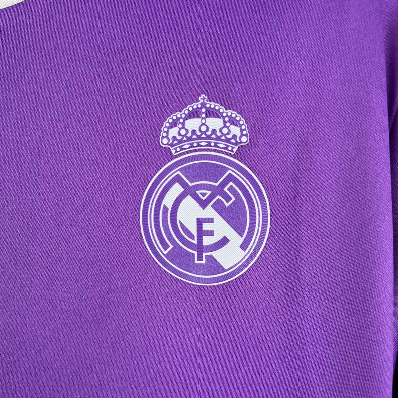 Real Madrid 16/17 AwayChampions Retro Soccer Jersey Long Sleeve