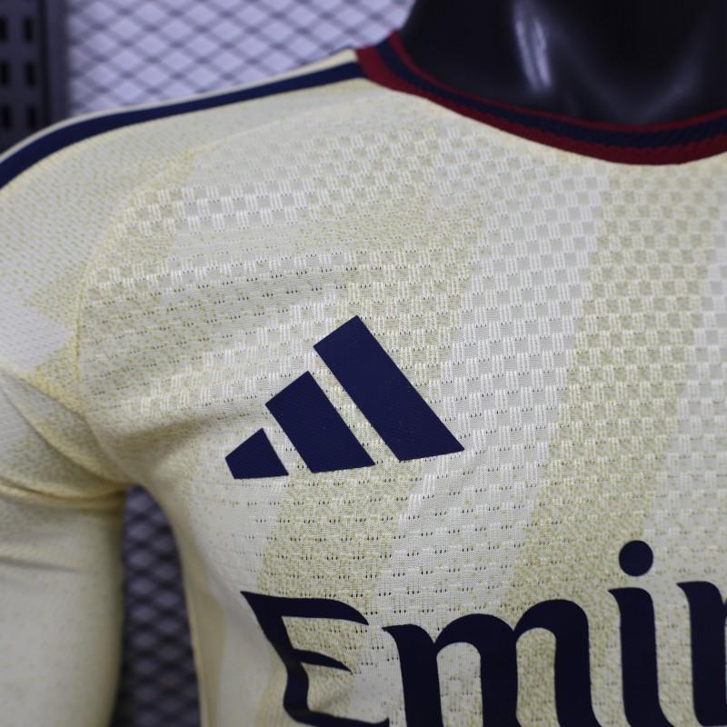 26/27 Arsenal Yellow Long Sleeve Jersey Player Version