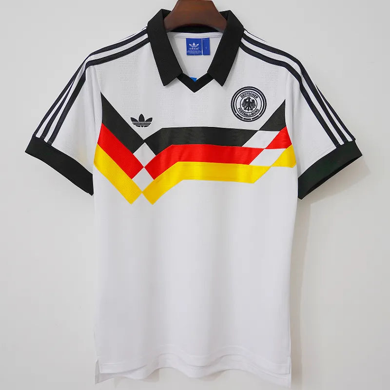 Germany 1990 Home Retro Soccer Jersey
