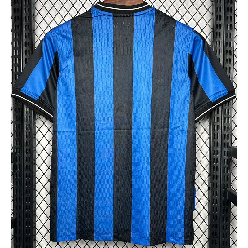 Inter Milan 09/10 Home Champions Retro Soccer Jersey Short Sleeve
