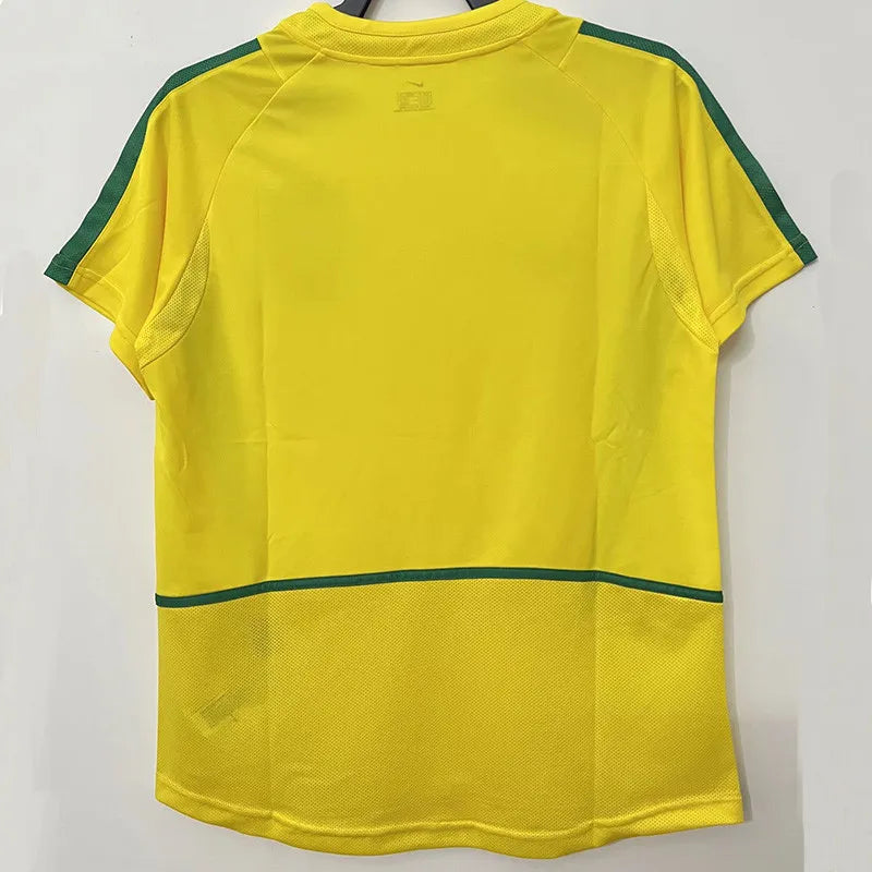 Brazil 2002 Home Jersey Short Sleeve