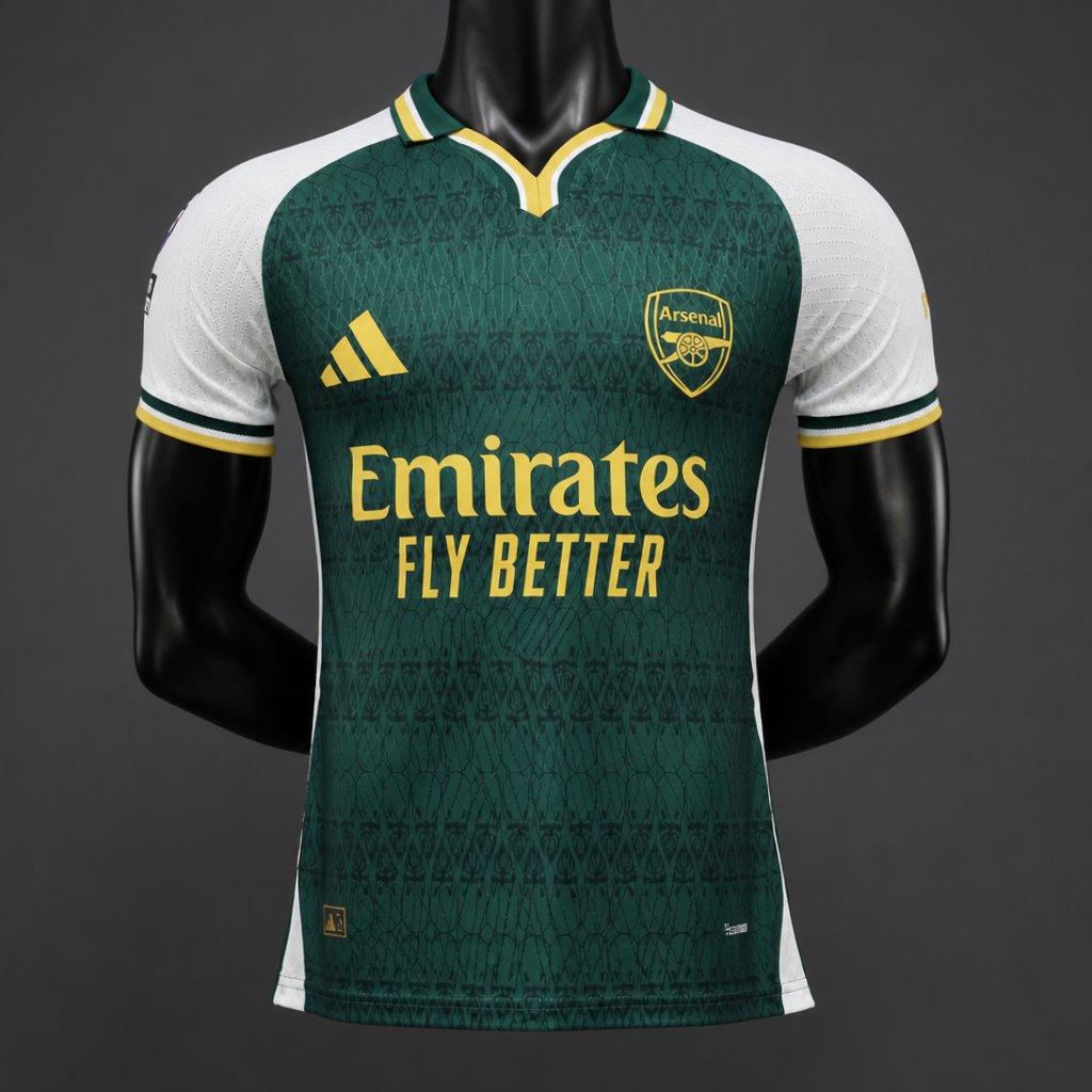 26/27 Arsenal Green & White Special Edition Jersey Player Version