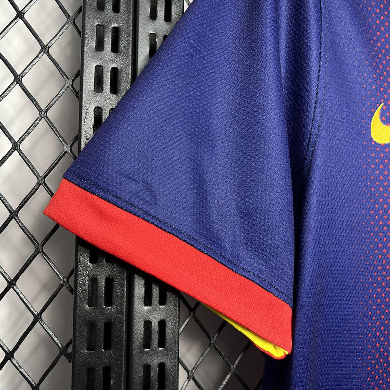 Barcelona 12/13 Home Champions Retro Soccer Jersey