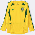 Brazil 2002 Home Jersey Long Sleeve