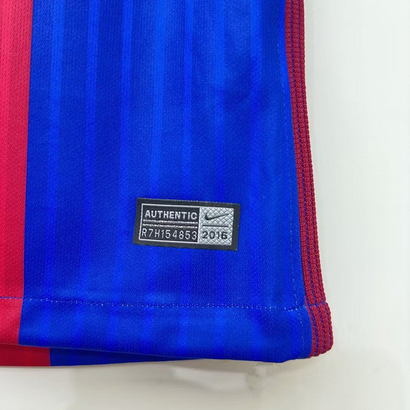 Barcelona 16/17 Home Champions Retro Soccer Jersey