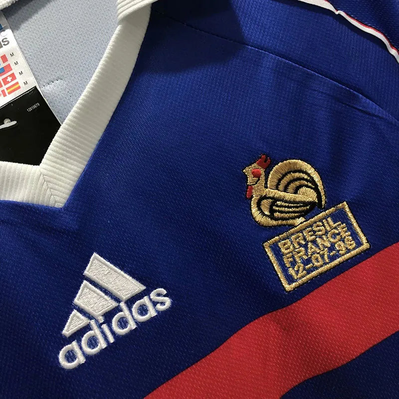 France 1998 Home Jersey Long Sleeve