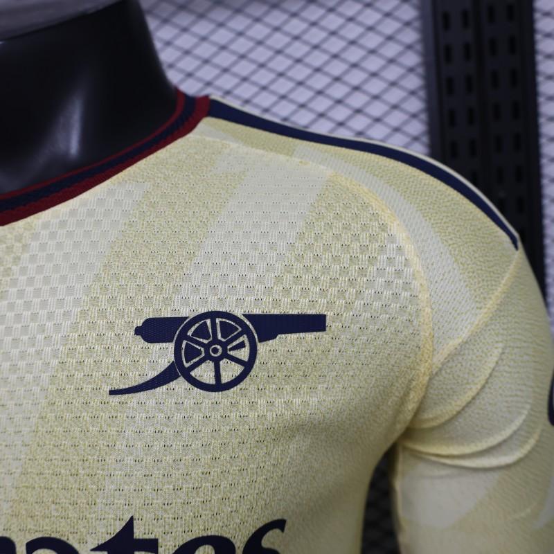 26/27 Arsenal Yellow Long Sleeve Jersey Player Version