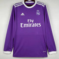 Real Madrid 16/17 AwayChampions Retro Soccer Jersey Long Sleeve