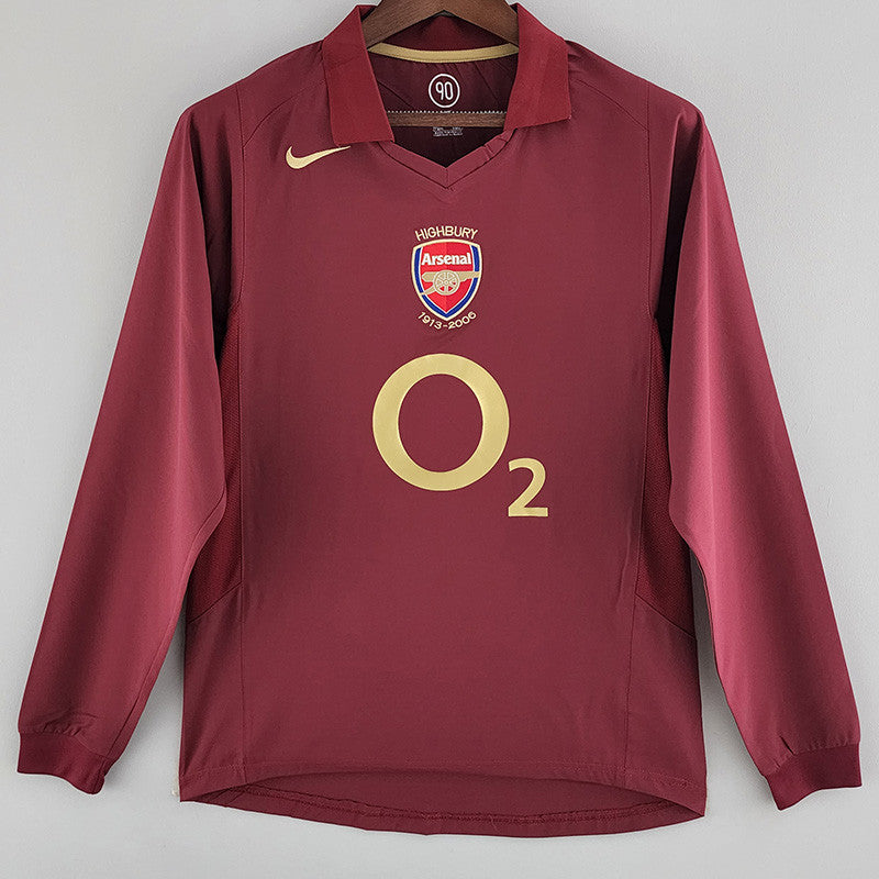 Arsenal 2005-2006 Long Sleeve Jersey