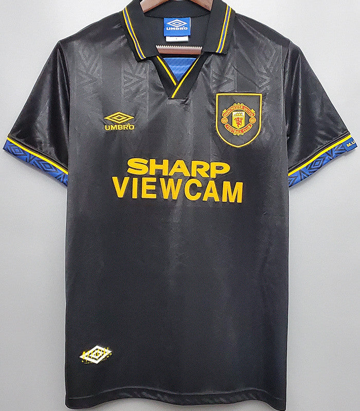 Man United 1993-1994 Away Black Jersey