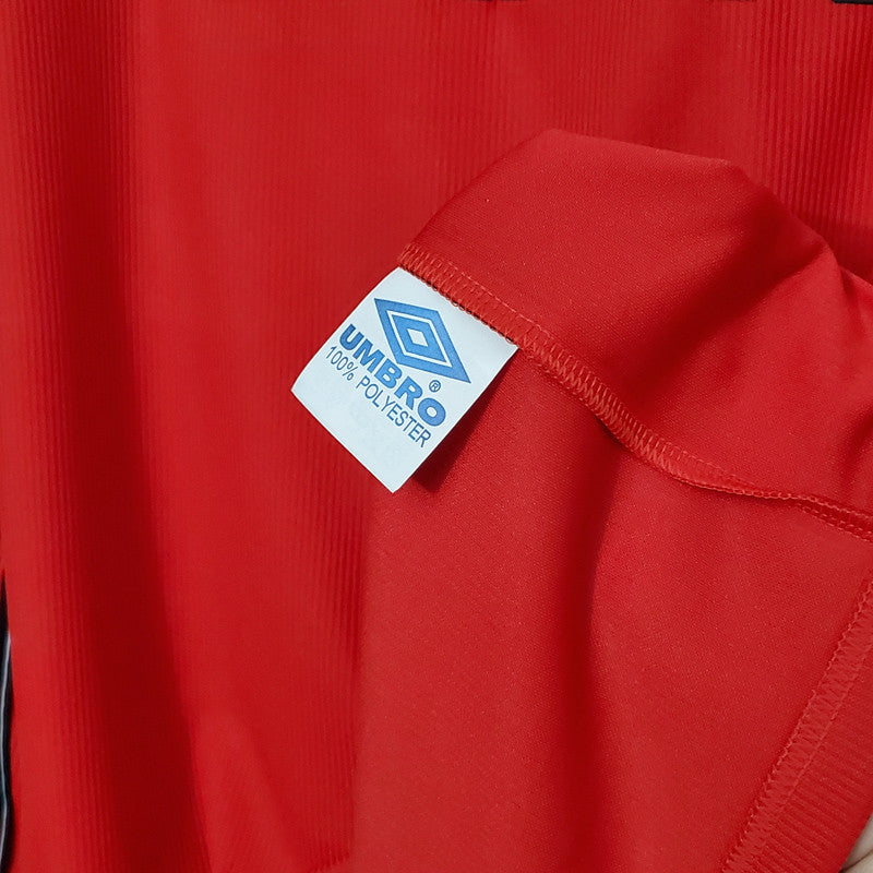 Man United 1998-1999 Home Long Sleeve Jersey