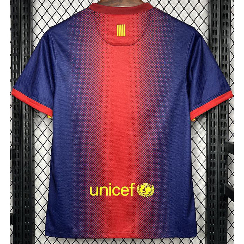 Barcelona 12/13 Home Champions Retro Soccer Jersey