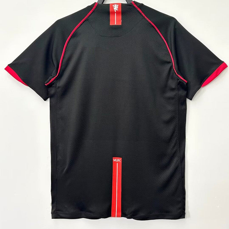 Man United 2007-2008 Away Black Jersey