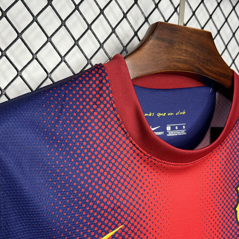 Barcelona 12/13 Home Champions Retro Soccer Jersey