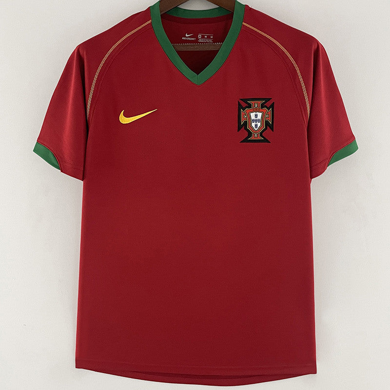 Portugal 2006 Home Retro Soccer Jersey