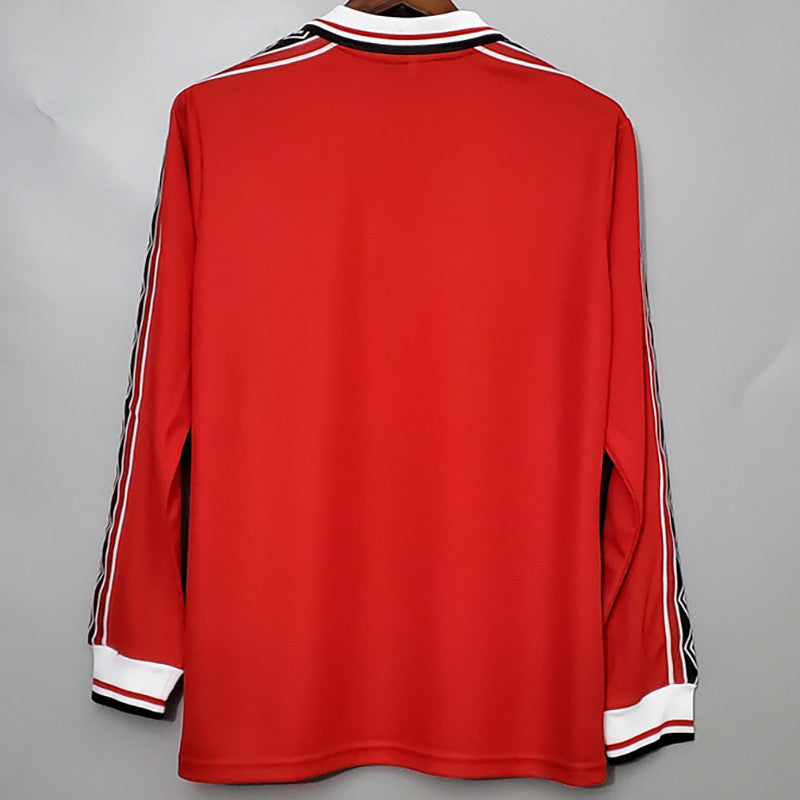 Man United 1998-1999 Home Long Sleeve Jersey