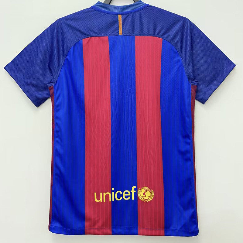 Barcelona 16/17 Home Champions Retro Soccer Jersey