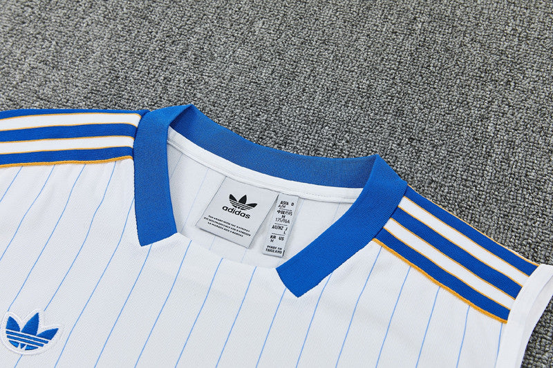 Real Madrid White Tank Top & Shorts