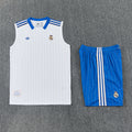 Real Madrid White Tank Top & Shorts