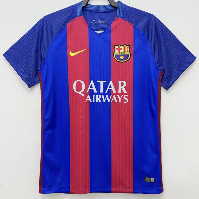 Barcelona 16/17 Home Champions Retro Soccer Jersey