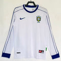 Brazil 1998 White Jersey Long Sleeve