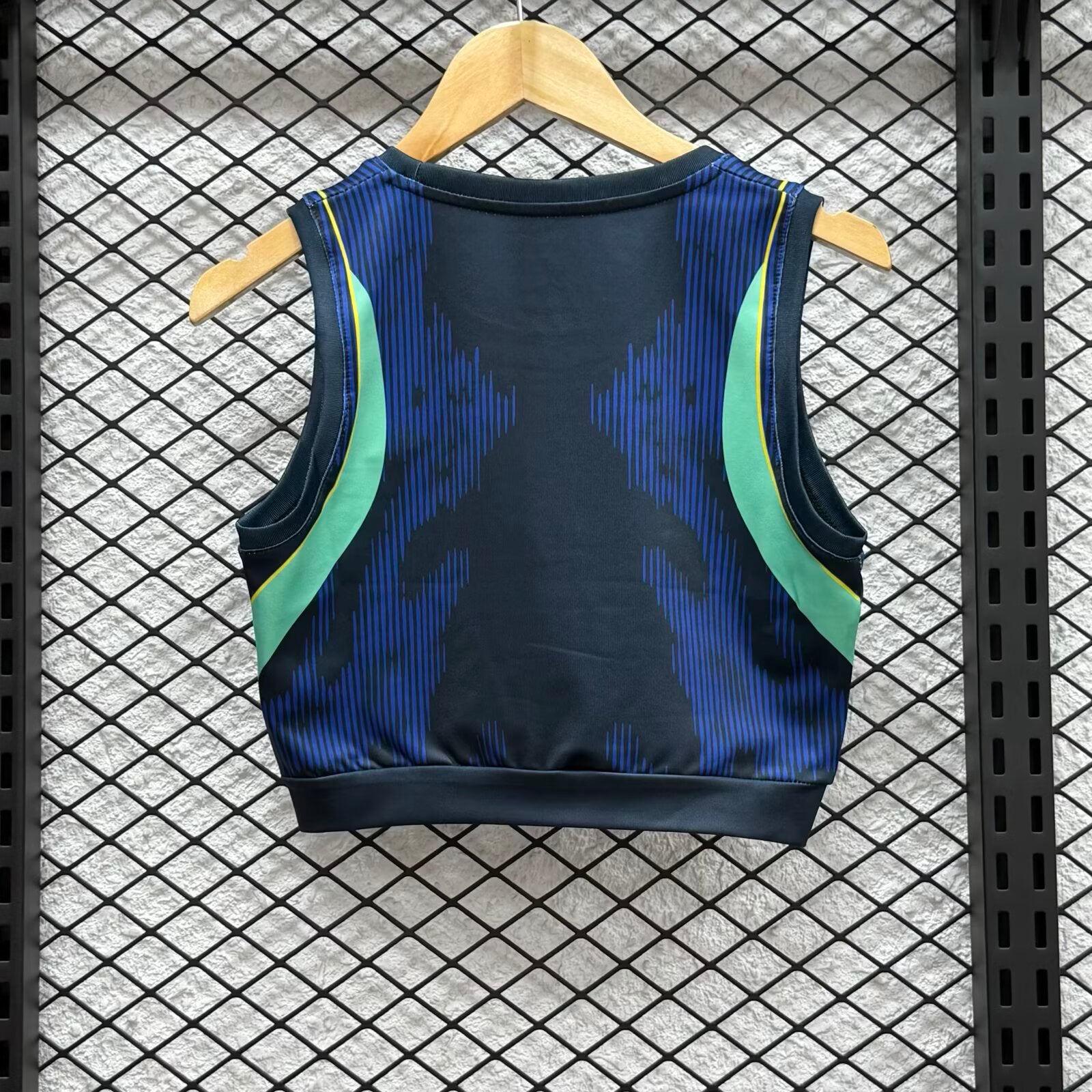 Brazil Away Crop Vest