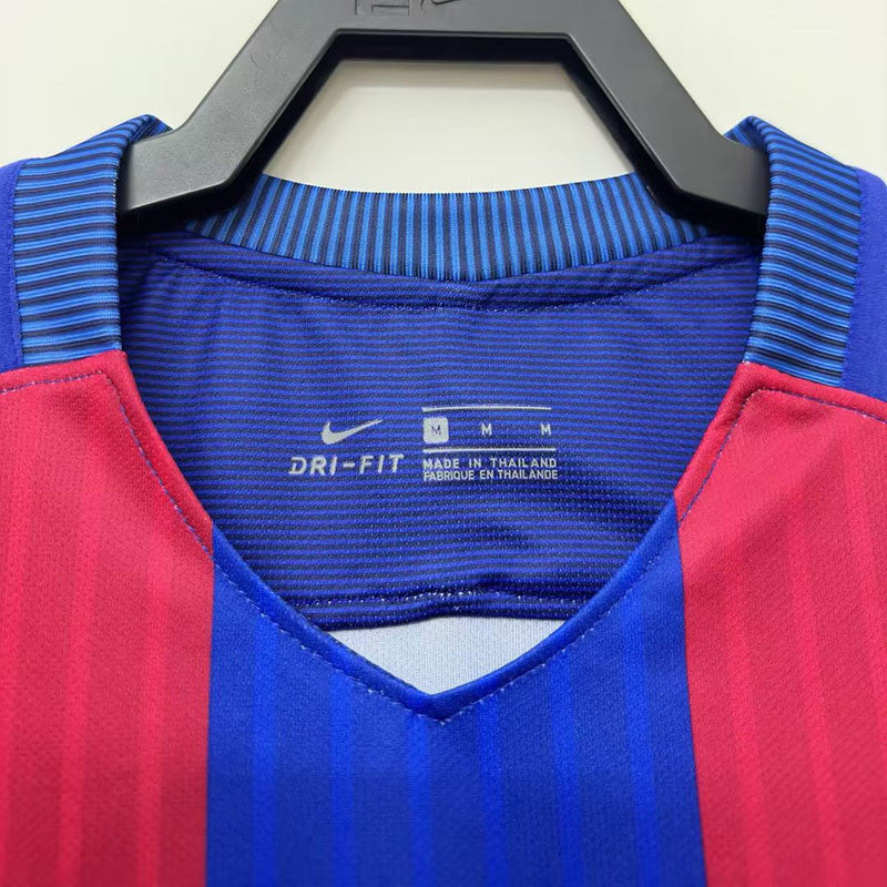 Barcelona 16/17 Home Champions Retro Soccer Jersey