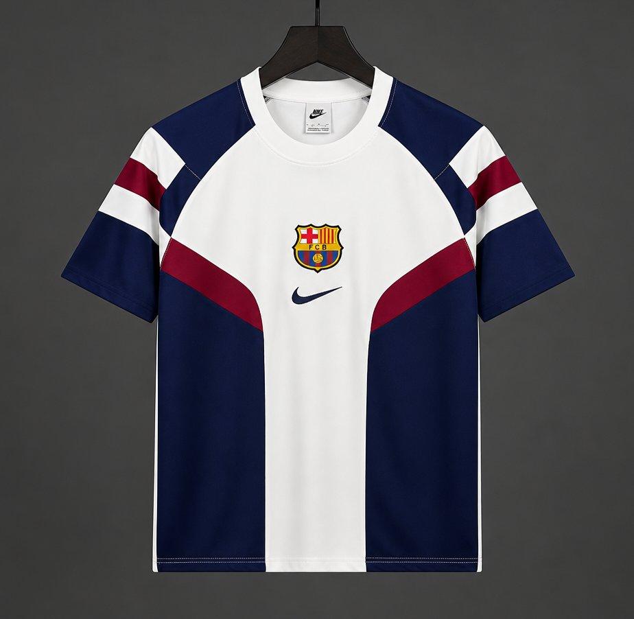 26/27 Barcelona Vintage 1998-01 Remake Away Jersey