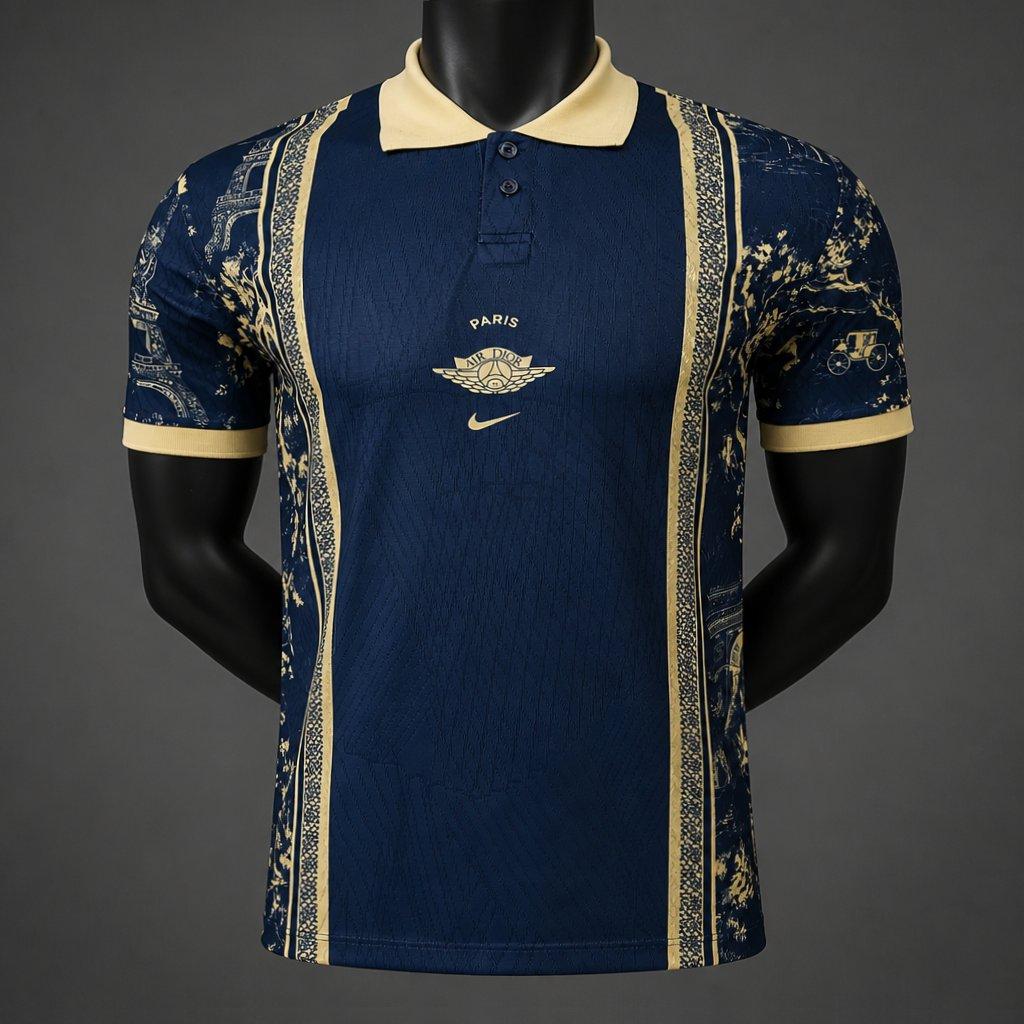 26/27 PSG/Paris Saint Germain Air Dior POLO Navy Jersey