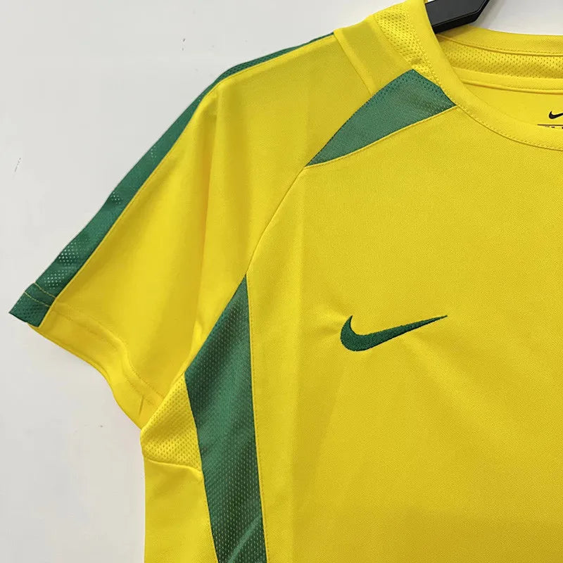 Brazil 2002 Home Jersey Short Sleeve