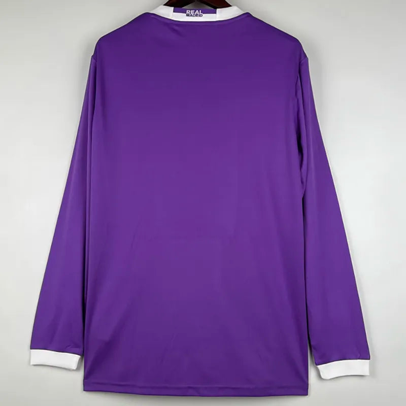 Real Madrid 16/17 AwayChampions Retro Soccer Jersey Long Sleeve