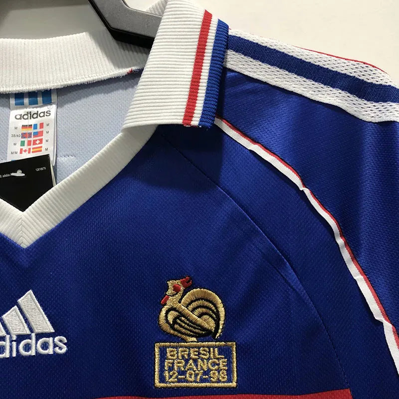 France 1998 Home Jersey Long Sleeve