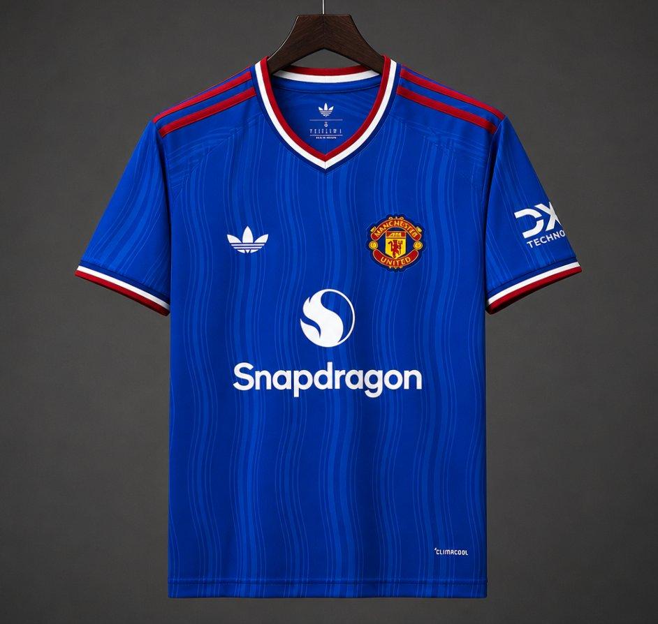 26/27 Manchester United Away Blue Jersey