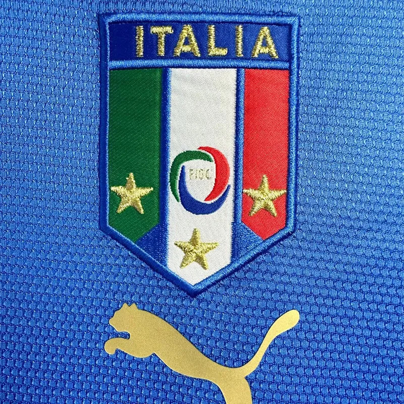 Italy 2006 Home Retro Soccer Jersey Long Sleeve