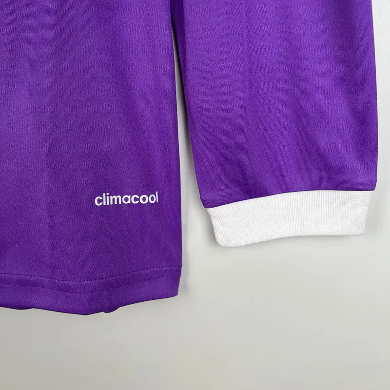 Real Madrid 16/17 AwayChampions Retro Soccer Jersey Long Sleeve