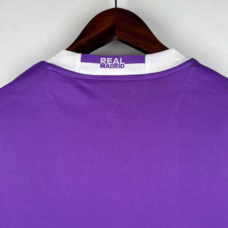 Real Madrid 16/17 AwayChampions Retro Soccer Jersey Long Sleeve