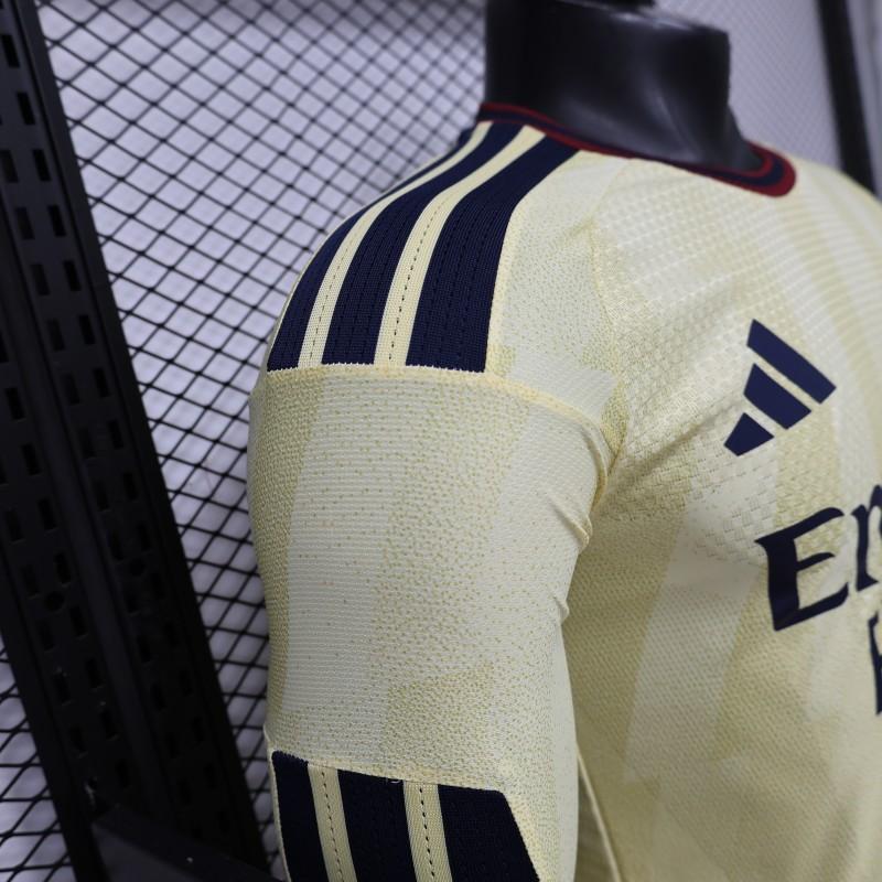 26/27 Arsenal Yellow Long Sleeve Jersey Player Version